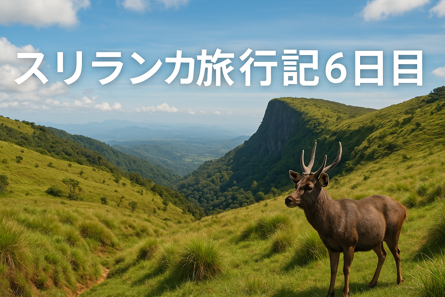 【スリランカ旅行記⑥】世界自然遺産の『ホートンプレインズ国立公園』を3時間歩いて観光！